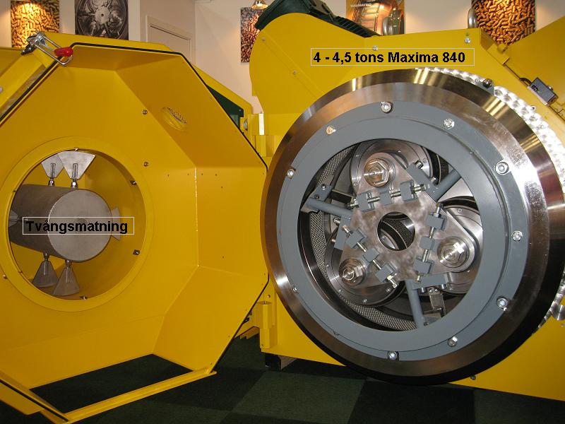 maxima 840 &ouml;ppen pelletspress 4 ton